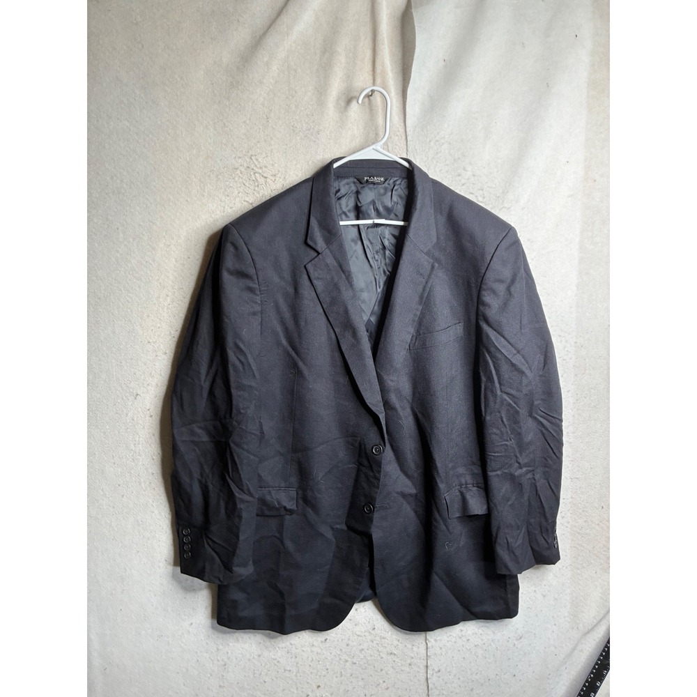 Jos. A. Bank Mens Navy Blue Wool Cashmere Blend Two Button Blazer Sport Coat L48